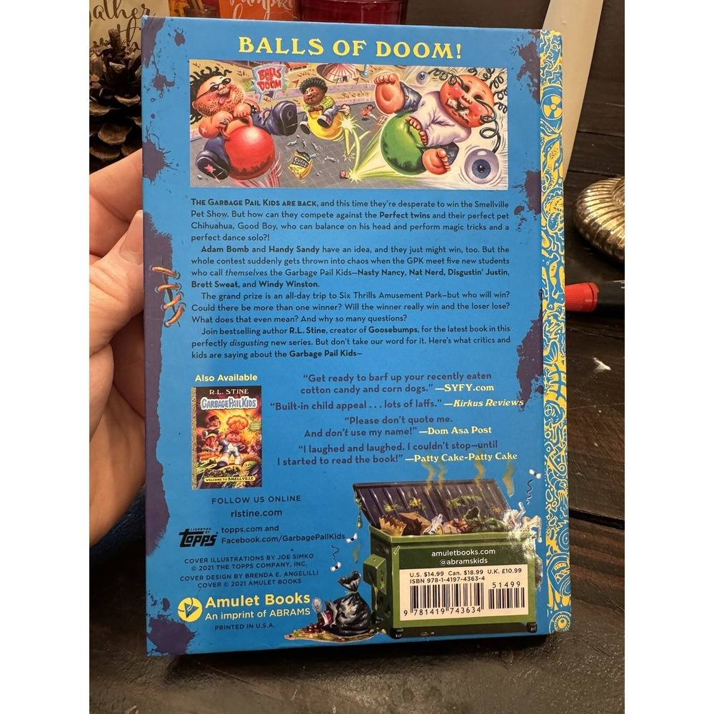 Garbage Pail Kids Book Youth Reading EUC No Stickers - Picture 2 of 2